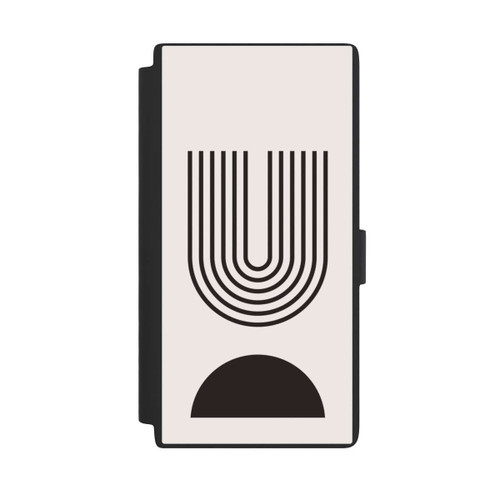 Samsung Galaxy S24 Ultra NIVOflip Moderne Kunst Schwarze Linien