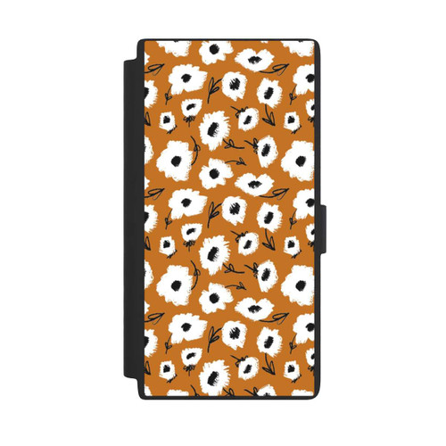 Samsung Galaxy S24 Ultra NIVOflip Pattern Fleurs Ocres