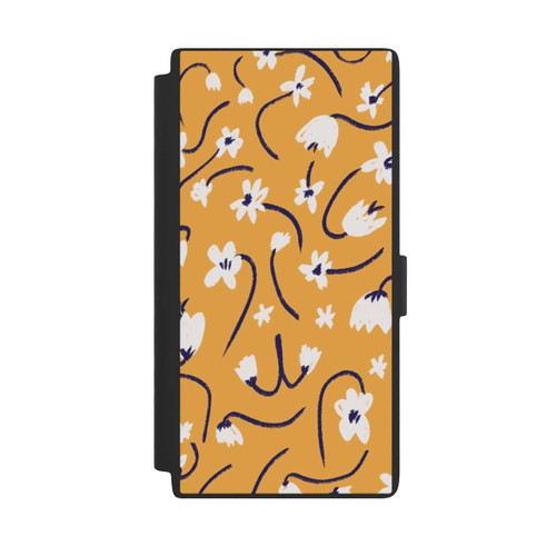 Samsung Galaxy S24 Ultra NIVOflip Pattern Petites Fleurs Jaunes