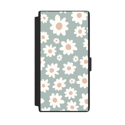 Samsung Galaxy S24 Ultra NIVOflip Daisy Flower Seamless Pattern Green