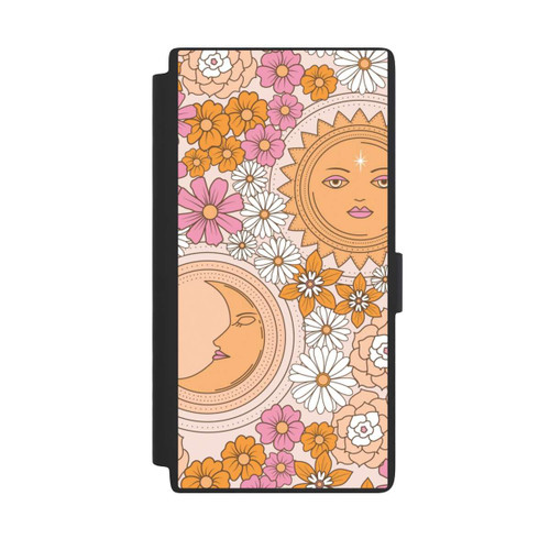 Samsung Galaxy S24 Ultra NIVOflip Mond-Sonne-Blumen