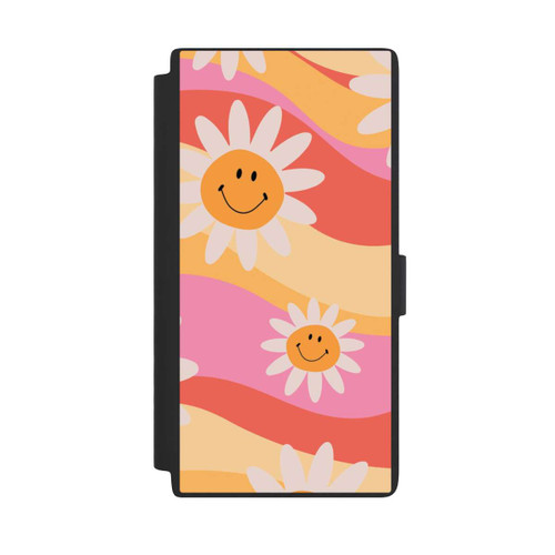 Samsung Galaxy S24 Ultra NIVOflip Retro Smiles Orange Colorful