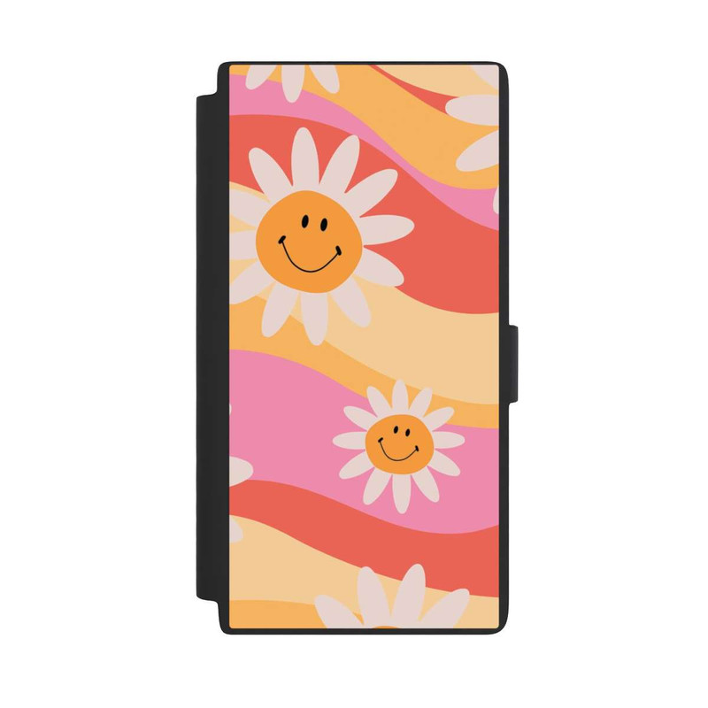 Galaxy S24 Ultra NIVOflip Retro Smiles Orange Colorful