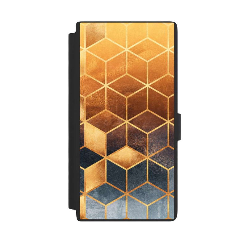 Galaxy S24 Ultra NIVOflip Würfel goldener Farbverlauf