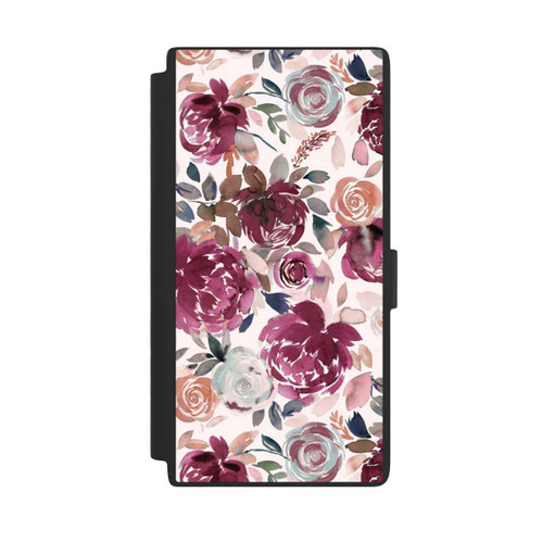 Samsung Galaxy S24 Ultra NIVOflip Pivoines et roses d'automne Rose