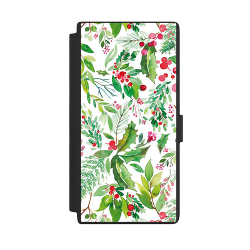 Samsung Galaxy S24 Ultra NIVOflip Christmas Holly Holiday Nature