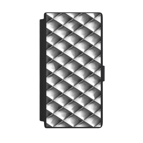 Samsung Galaxy S24 Ultra NIVOflip Glamour Silver Squares