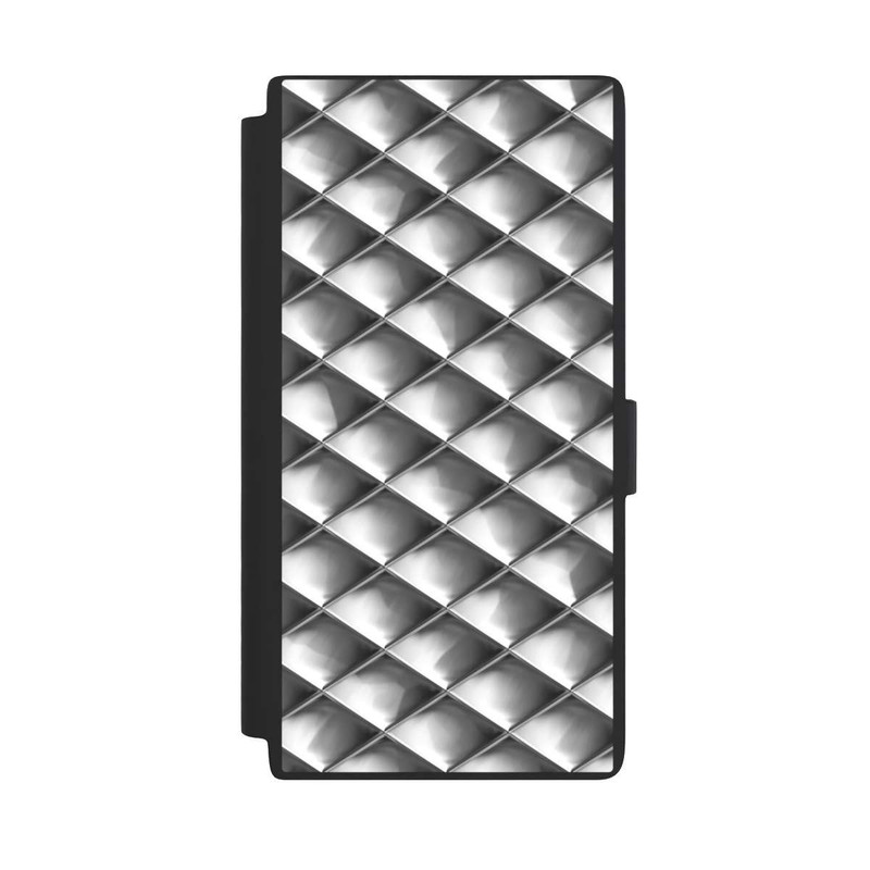 Galaxy S24 Ultra NIVOflip Glamour Silver Squares