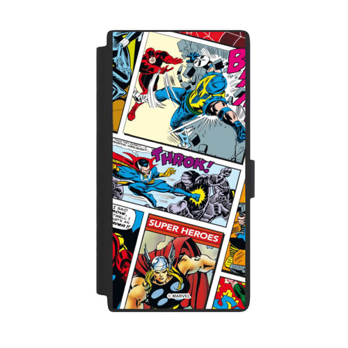Samsung Galaxy S24 Ultra NIVOflip Marvel Retro Comic Blue