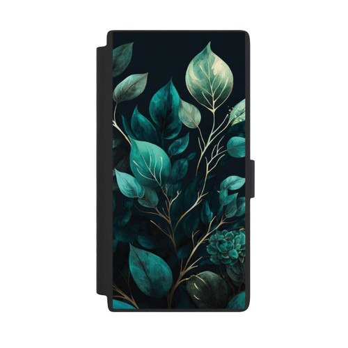 Samsung Galaxy S24 Ultra NIVOflip Eukalyptus dunkler Hintergrund