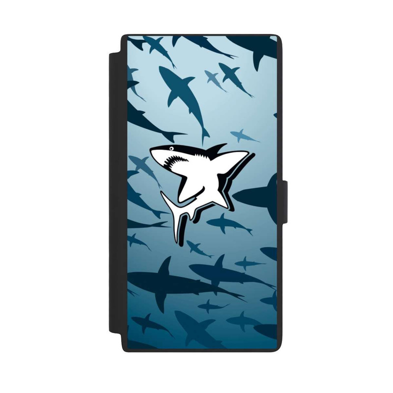 Galaxy S24 Ultra NIVOflip Haie Muster Blau