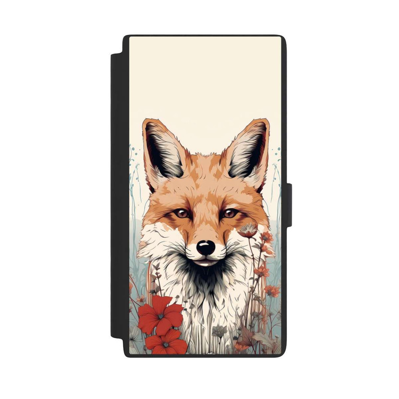 Galaxy S24 Ultra NIVOflip  Fox with Flowers