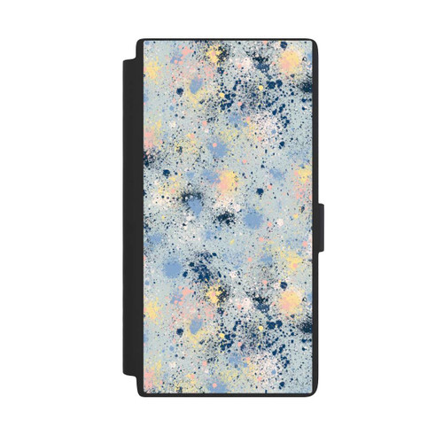 Samsung Galaxy S24 Ultra NIVOflip Tintentropfen Staub Textur Blau