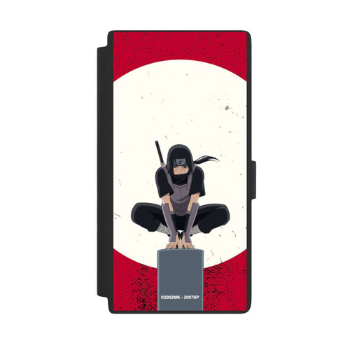 Samsung Galaxy S24 Ultra NIVOflip Itachi Uchiha Symbol Roter Hintergrund
