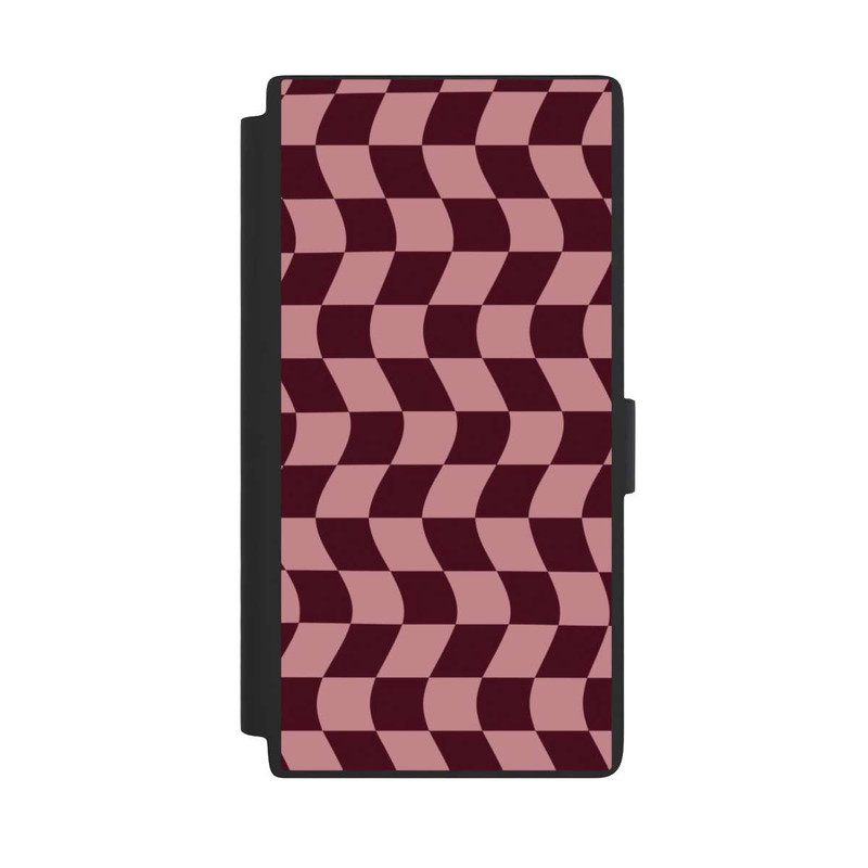 Galaxy S24 Ultra NIVOflip Schachbrett Rot-Rosa