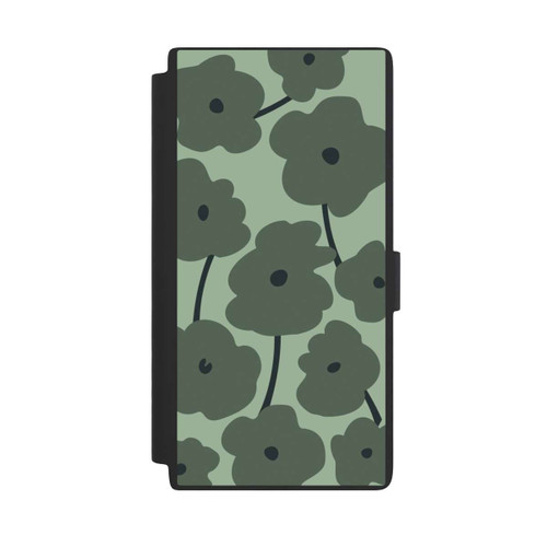 Samsung Galaxy S24 Ultra NIVOflip Fleurs Minimalistes Vertes