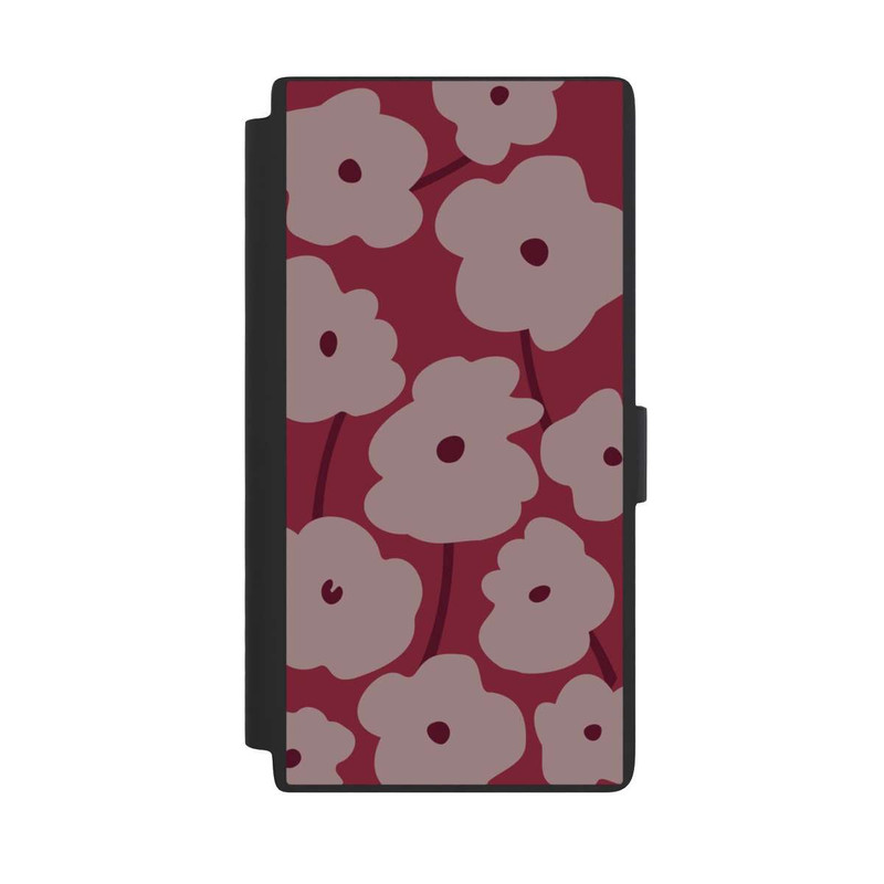 Galaxy S24 Ultra NIVOflip Minimalistic Flowers Bordeaux