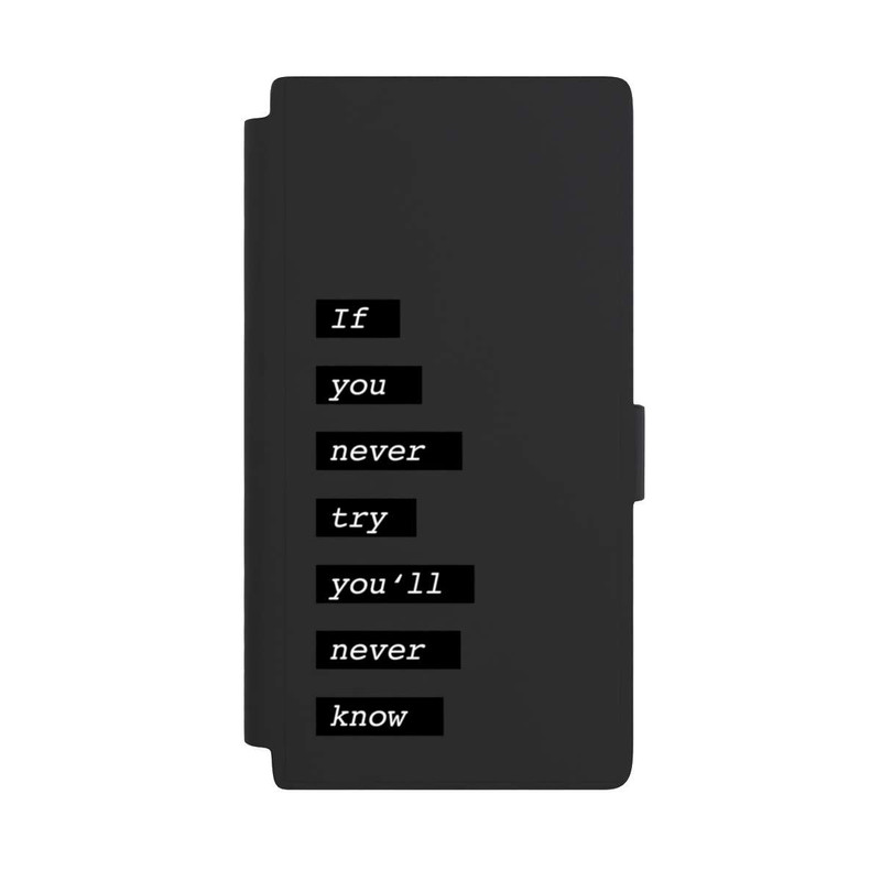 Galaxy S24 Ultra NIVOflip If You Try Black Transparent