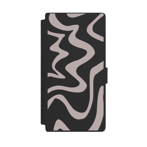 Samsung Galaxy S24 Ultra NIVOflip Linien Wellig Transparent