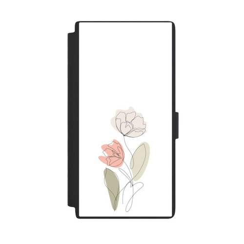 Samsung Galaxy S24 Ultra NIVOflip Blume Line Art Beige