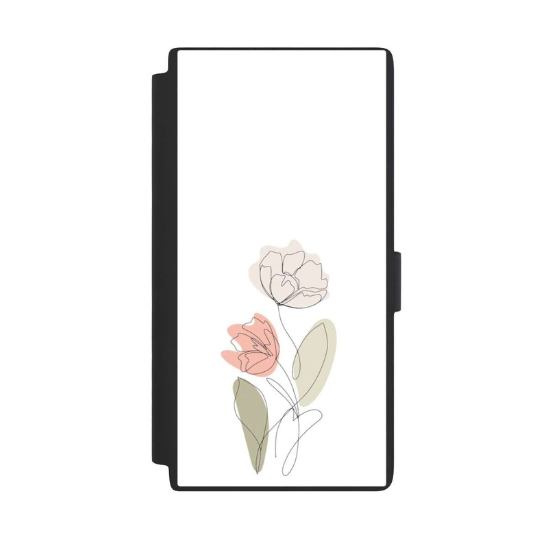 Galaxy S24 Ultra NIVOflip Blume Line Art Beige