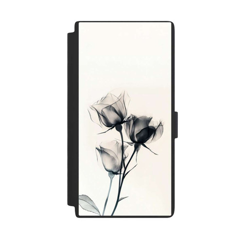 Samsung Galaxy S24 Ultra NIVOflip Schwarze Blume