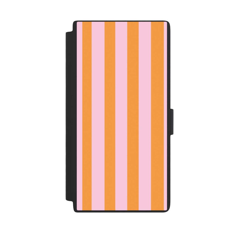 Galaxy S24 Ultra NIVOflip Orange Rosa Streifen