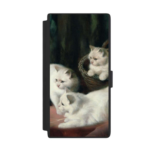 Samsung Galaxy S24 Ultra NIVOflip Three White Angora Kittens