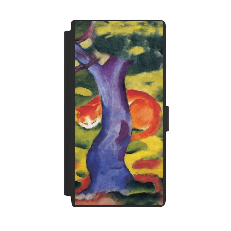 Galaxy S24 Ultra NIVOflip Katze hinter Einem Baum von Franz Marc