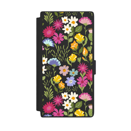 Samsung Galaxy S24 Ultra NIVOflip Bunte Sommerblumen Transparent
