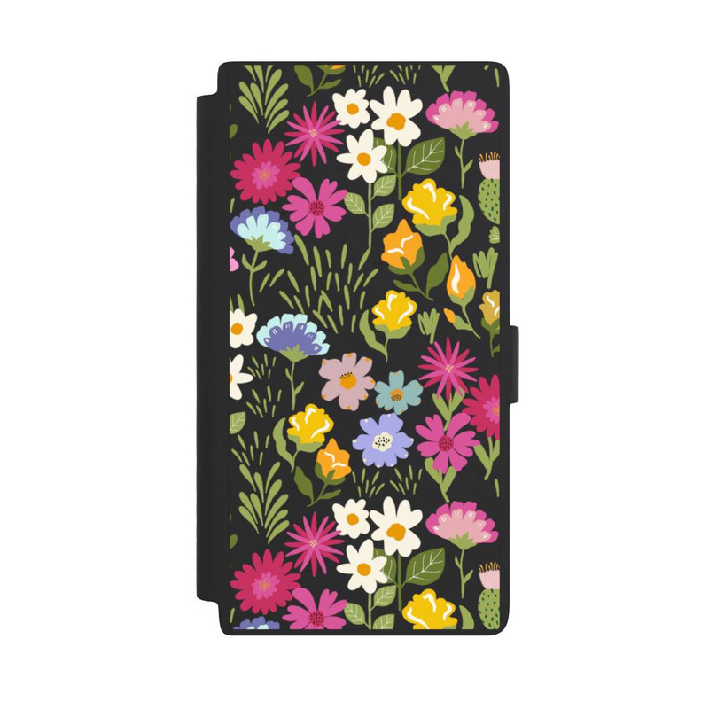 Galaxy S24 Ultra NIVOflip Bunte Sommerblumen Transparent