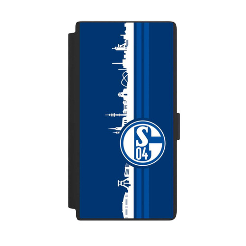 Samsung Galaxy S24 Ultra NIVOflip Schalke 04 Skyline Blau