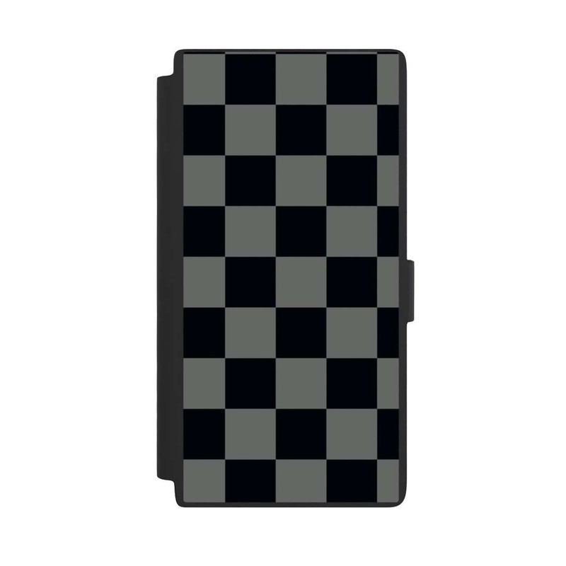 Galaxy S24 Ultra NIVOflip Schachbrett Schwarz Grau
