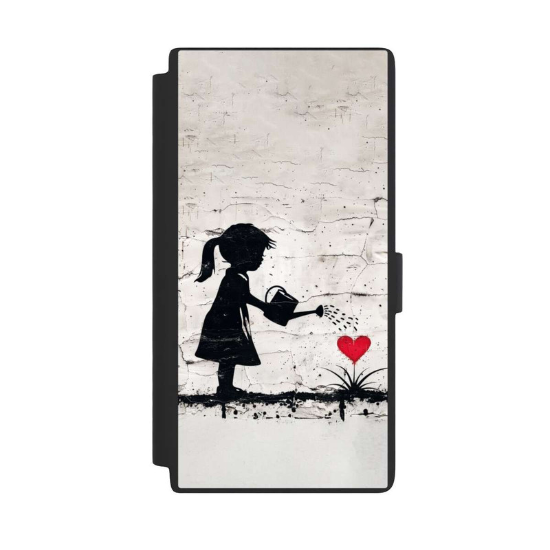 Galaxy S24 Ultra NIVOflip Girl Watering Bunch of Flowers 