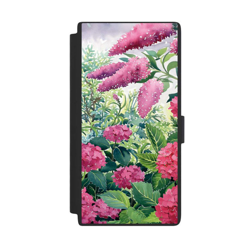Samsung Galaxy S24 Ultra NIVOflip Garden Hydrangeas and Buddleia by Christopher Ryland