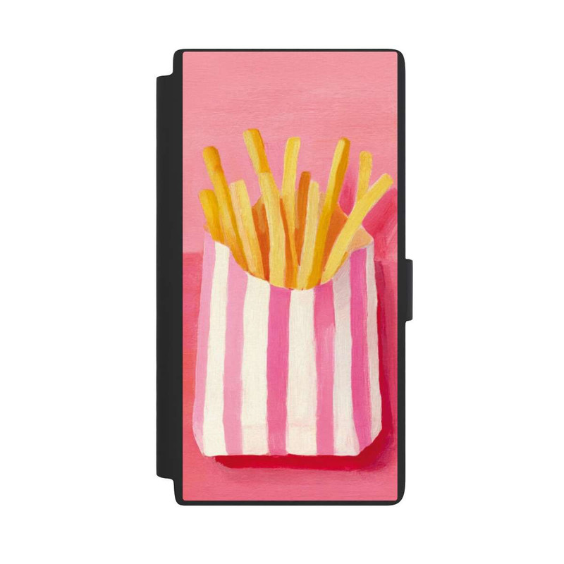 Galaxy S24 Ultra NIVOflip Retro Fries Pink Watercolor