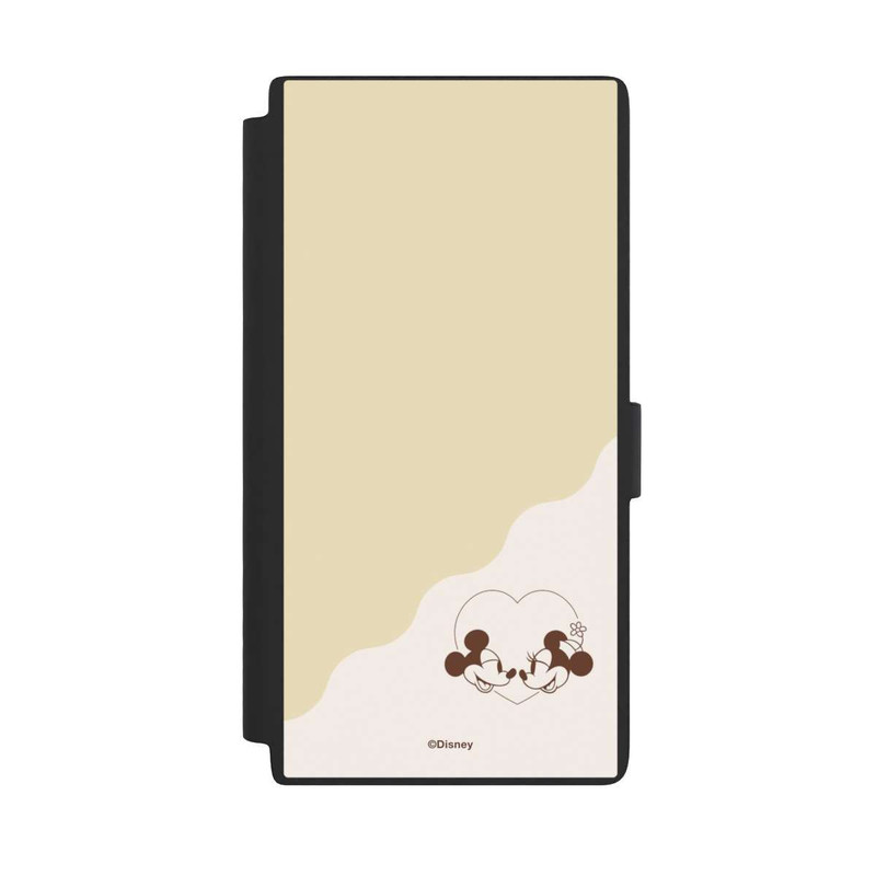 Galaxy S24 Ultra NIVOflip Mickey and Minnie Love Heart Beige