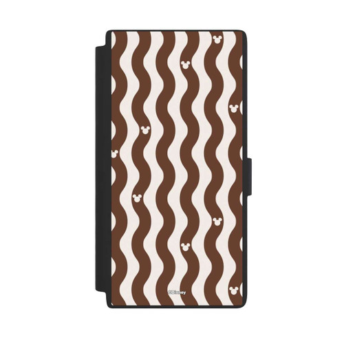 Samsung Galaxy S24 Ultra NIVOflip Micky Maus Muster Braune Wellen