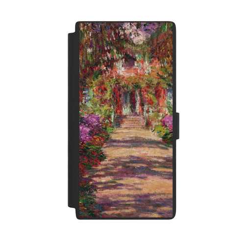 Samsung Galaxy S24 Ultra NIVOflip Eine Allee in Monets Garten in Giverny by Claude Monet