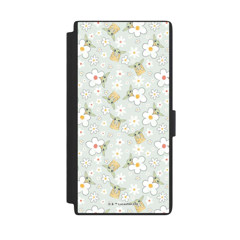 Galaxy S24 Ultra NIVOflip Baby Yoda Blumen Muster