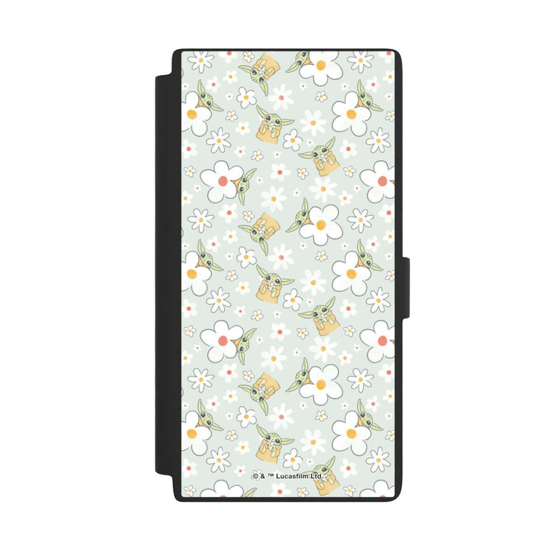 Galaxy S24 Ultra NIVOflip Baby Yoda Blumen Muster