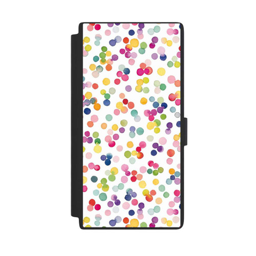 Samsung Galaxy S24 Ultra NIVOflip Watercolour Punkte Bunt