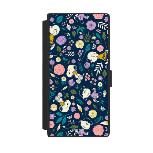Samsung Galaxy S24 Ultra NIVOflip Peanuts Dark Flower Pattern