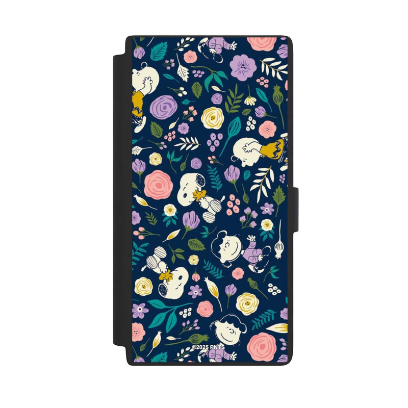 Galaxy S24 Ultra NIVOflip Peanuts Dark Flower Pattern
