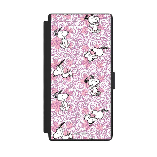 Samsung Galaxy S24 Ultra NIVOflip Peanuts Pink Roses Pattern