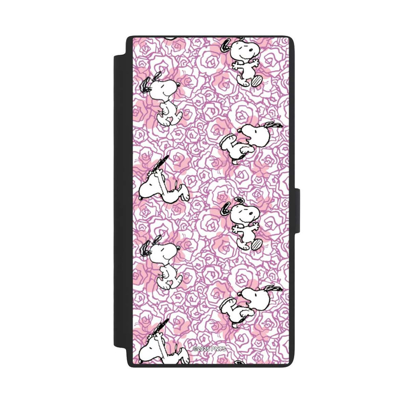 Galaxy S24 Ultra NIVOflip Peanuts Pink Roses Pattern