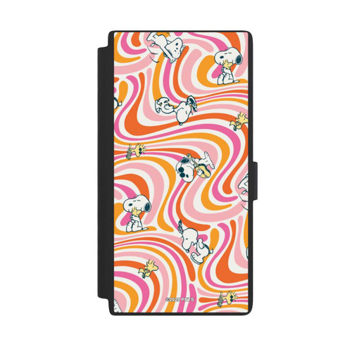 Samsung Galaxy S24 Ultra NIVOflip Peanuts Hippie Pattern Orange