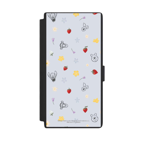 Samsung Galaxy S24 Ultra NIVOflip Winnie Puuh und Freunde Erdbeer Muster Blau