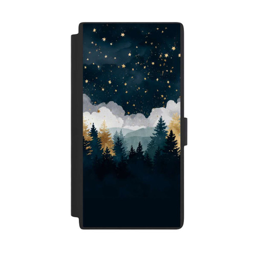 Samsung Galaxy S24 Ultra NIVOflip nächtlicher Wald Indigo