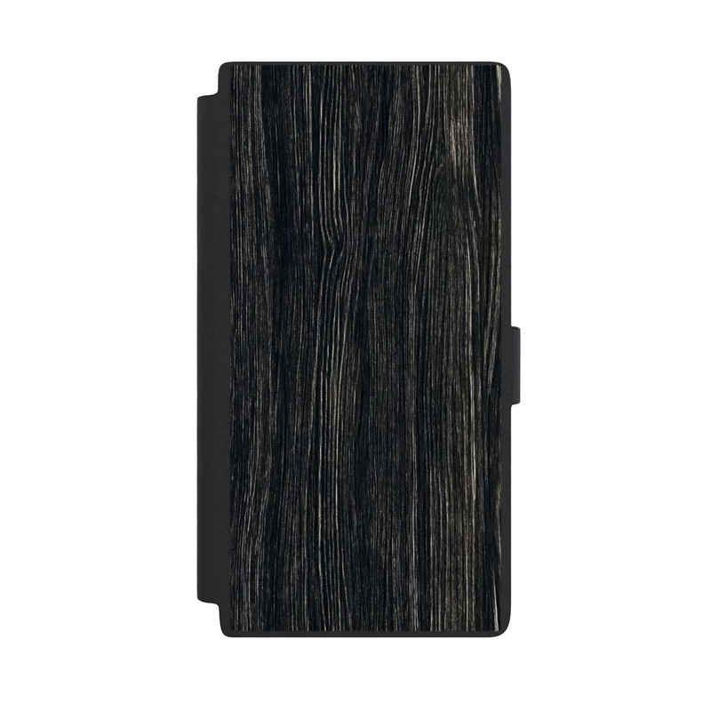 Galaxy S24 Ultra NIVOflip Texture du Bois Foncé